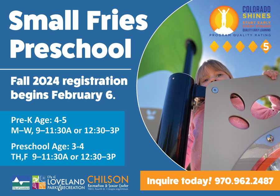 Small fries Preschool registration