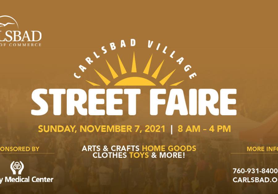 Carlsbad Village Street Faire Returns Sunday November 7th