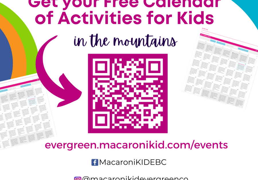 Get your Free Calendar of Activities for Kids