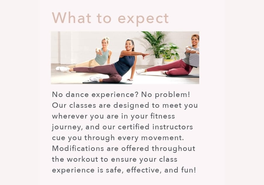 What to expect Jazzercise Chesapeake  No dance experience? No problem! Our classes are designed to meet you wherever you are in your fitness journey and our certified instructors cue you through