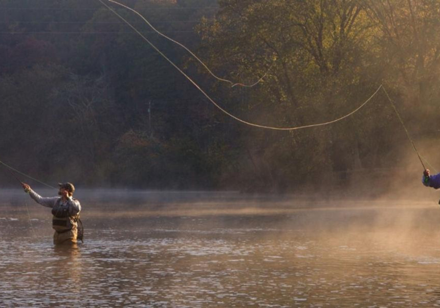 Spend a refreshing day in Blue Ridge hiking or biking to local waterfalls on forested trails in the Chattahoochee National Forest.