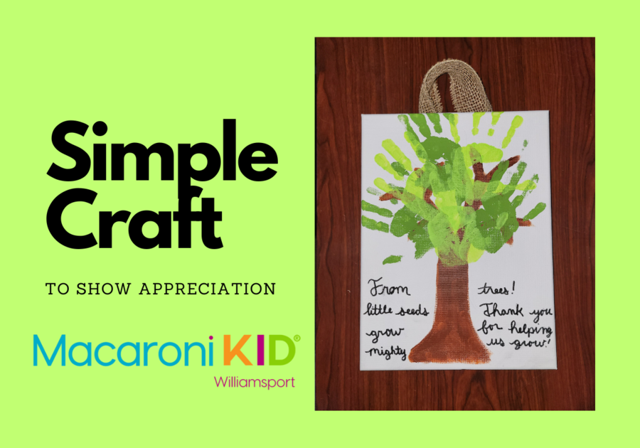 Handprint Tree, Simple Craft, Mother's Day, Father's Day, Grandparent's Day, Teacher Appreciation