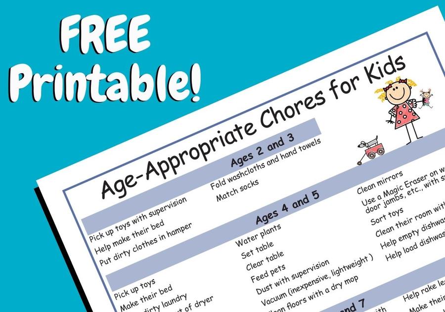 Age-Appropriate Chores for Kids