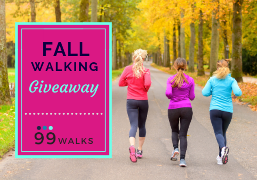 Fall walking giveaway 99 walks