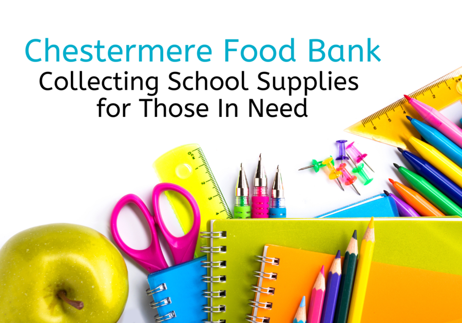 Chestermere Food Bank School Supplies