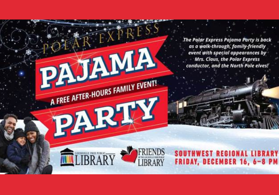All aboard for the Polar Express Pajama Party at SW Regional