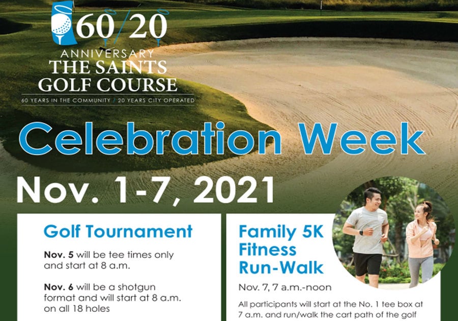 The Saints Golf Course Celebration Week 2021