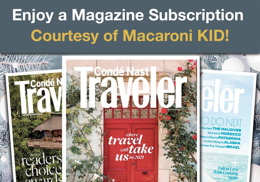 Magazine of the Month for December 2021: Conde Nast Traveler
