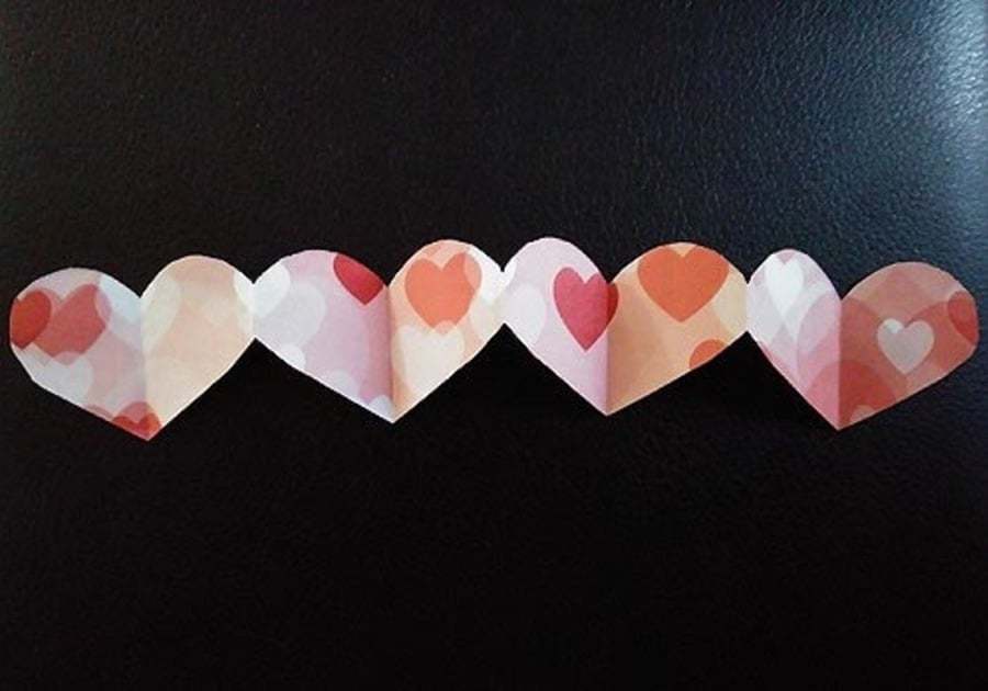 Paper Heart Chain
