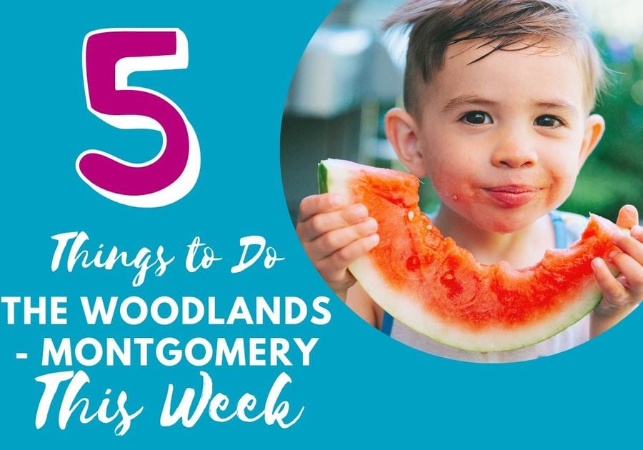 Five Things to do in the woodlands Montgomery this week Labor Day weekend parents family activities