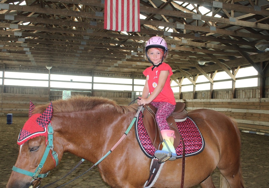 Girl on horse