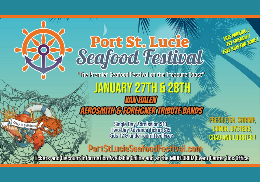 Delicious Seafood & Classic Rock Return to Port St. Lucie, 1/27 1/28