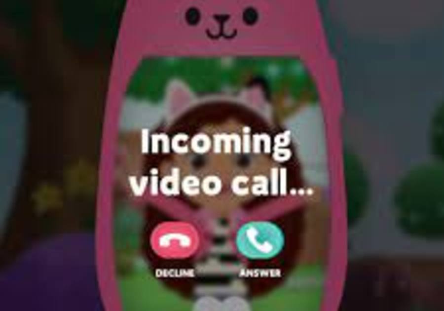 photo of incoming video call