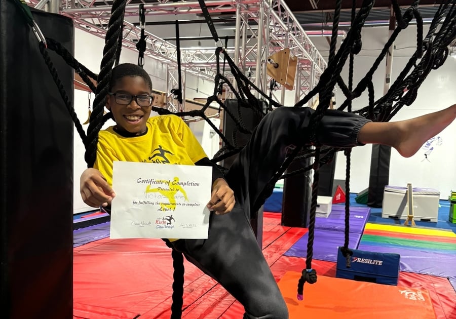 USA Ninja Challenge Chesapeake obstacle course fitness fun for kids classes camps birthday parties venue tweens extracurricular activity kids night out out of school camps