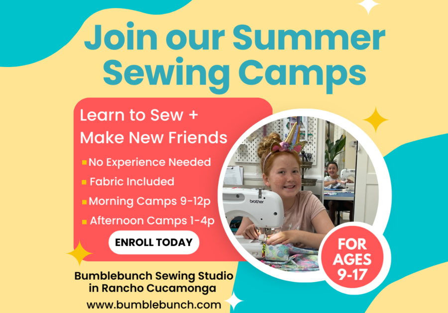 Sewing Summer Camp Starts June 5th!