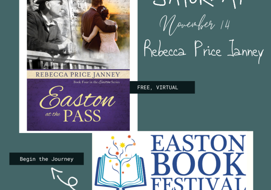 Easton Book Festival Rebecca Price Janney PAfamilyfun