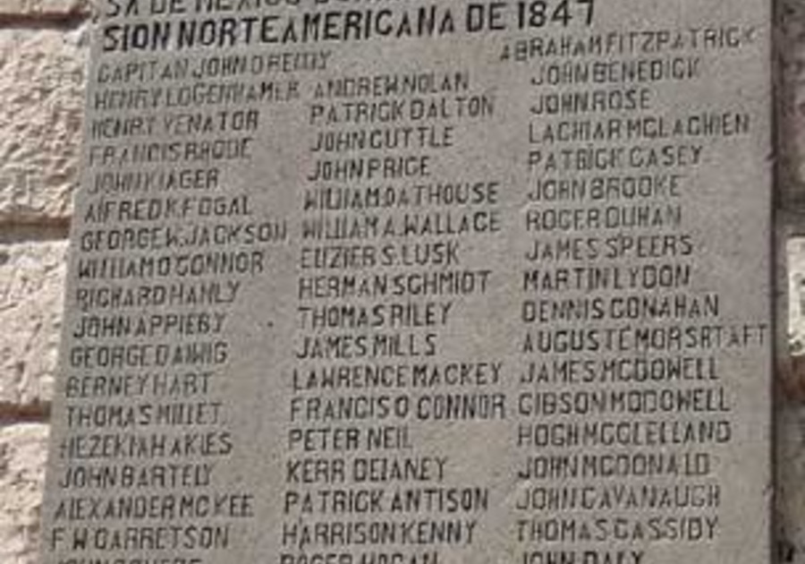 Memorial to the San Patricio's Battalion