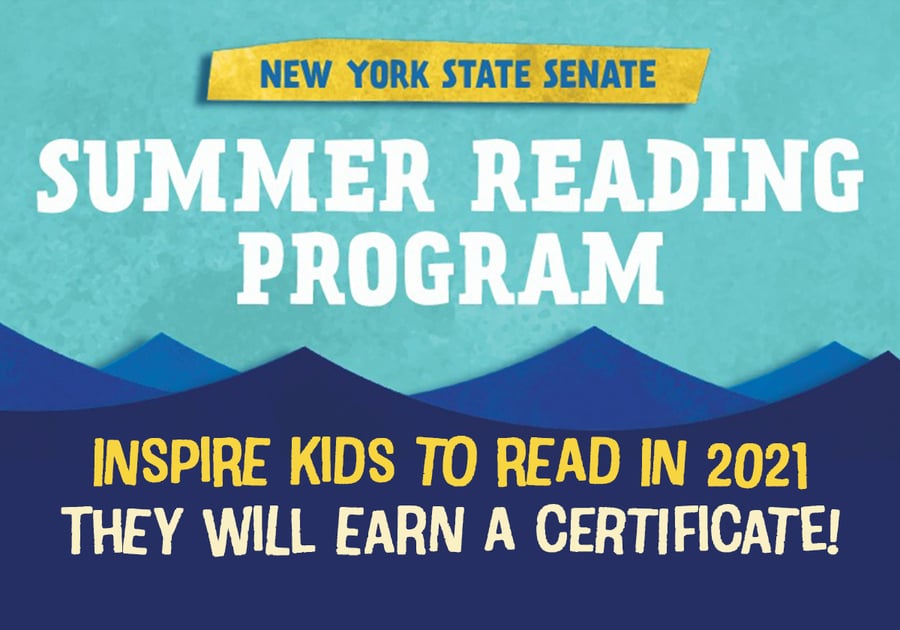 Get a Certificate from the NY State Senate Summer Reading Program