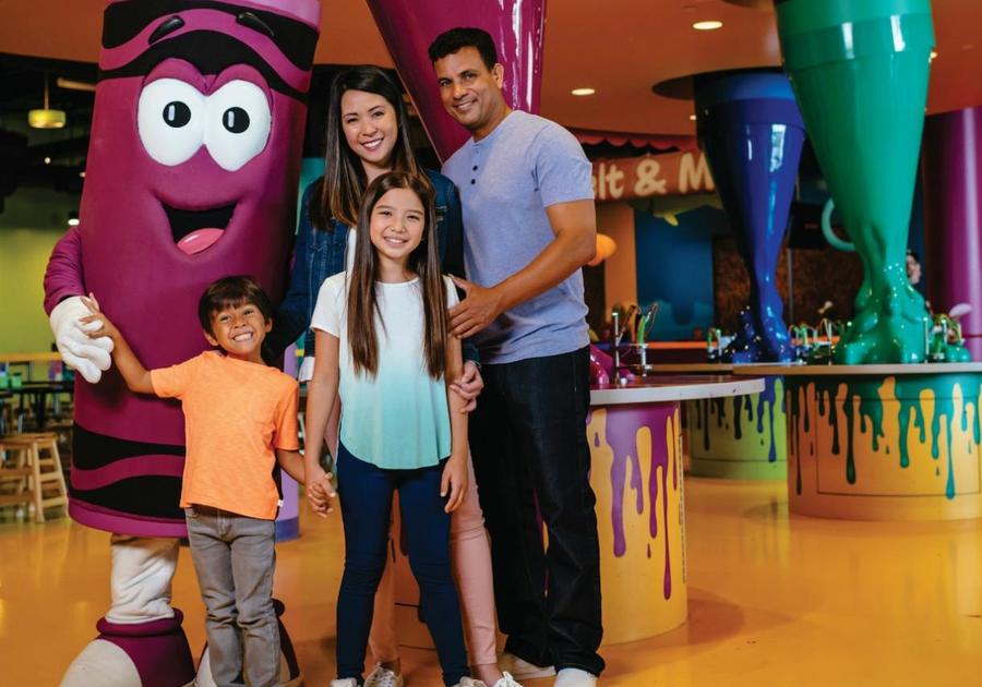 Family at Crayola Experience