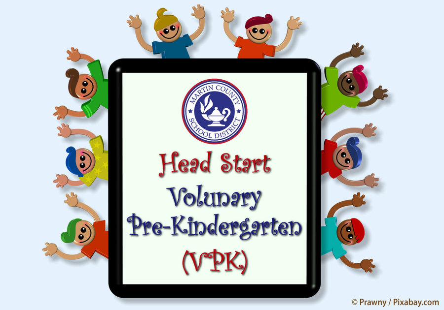 Cartoon Preschoolers around a sign