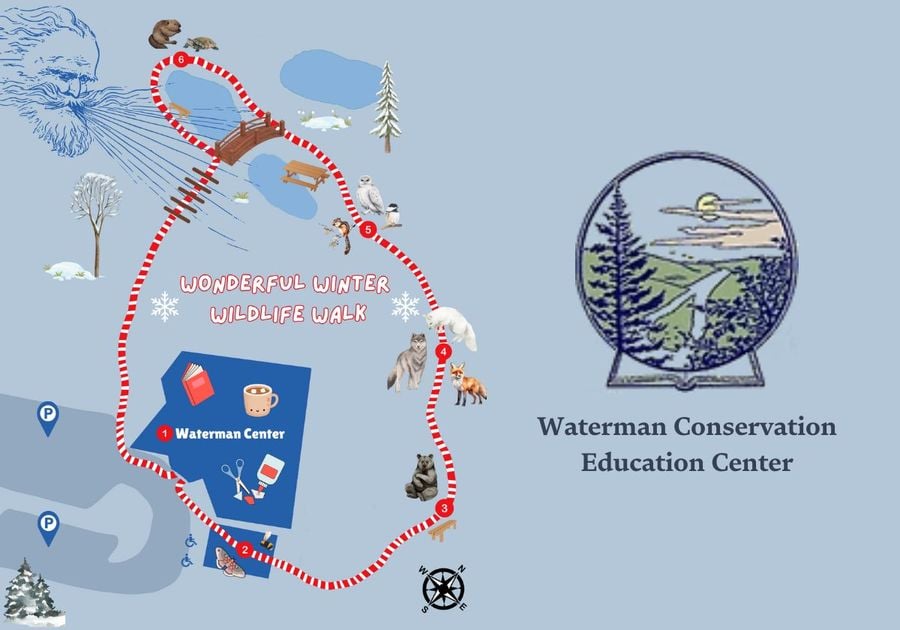 Wonderful Winter Wildlife Walk at Waterman Conservation Education Center