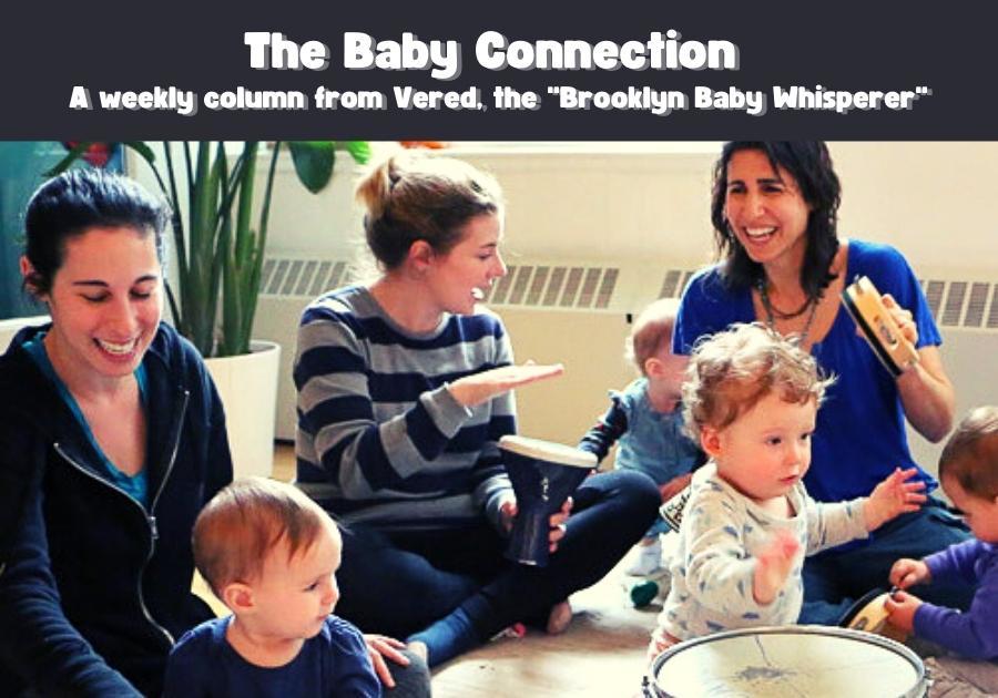 Moms drumming with their babies