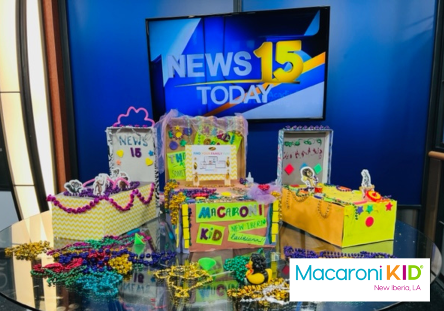 Mardi Gras Shoebox Floats