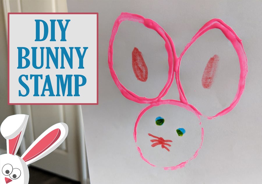 DIY bunny stamp