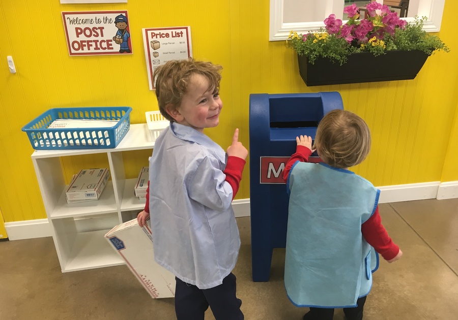 Kids Wonder post office play area