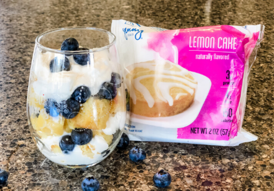 Jenny Craig Lemon Cake Parfait - Julie Dikken