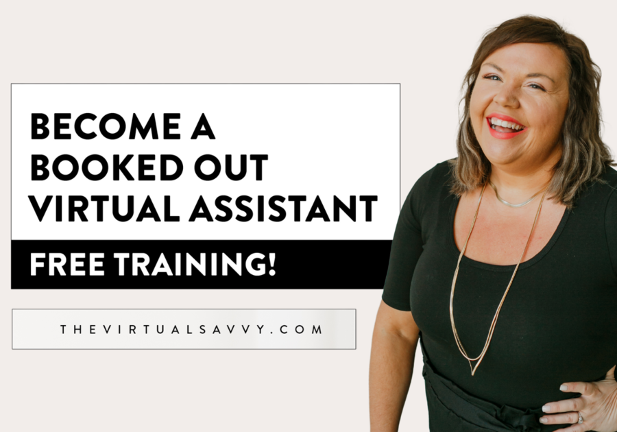 Become a virtual assistant -- sign up for free training now with Virtual Savvy