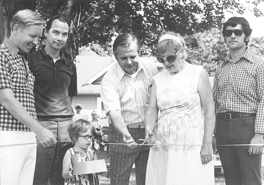 Cosley Zoo Dedication 1974