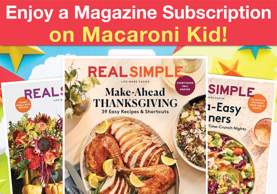Macaroni KID Magazine of the Month Club: Real Simple magazine, Nov. 2021