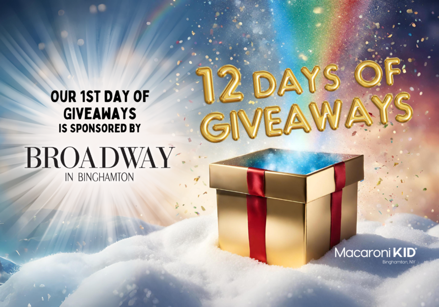 Day 1 Broadway in Binghamton 12 Days of Giveaways 