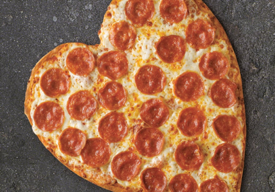 Heart Shape Pizza