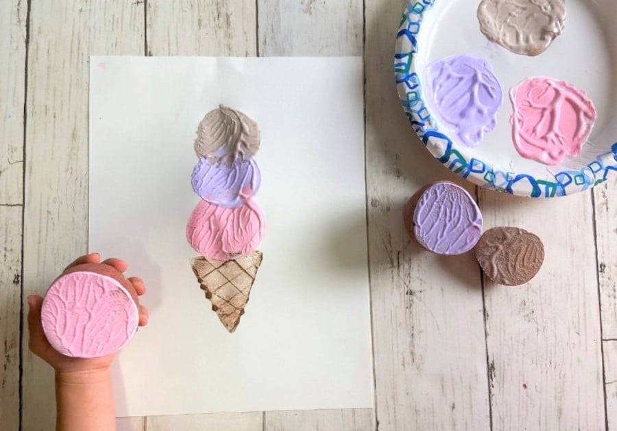 Ice Cream Cone Kids Craft