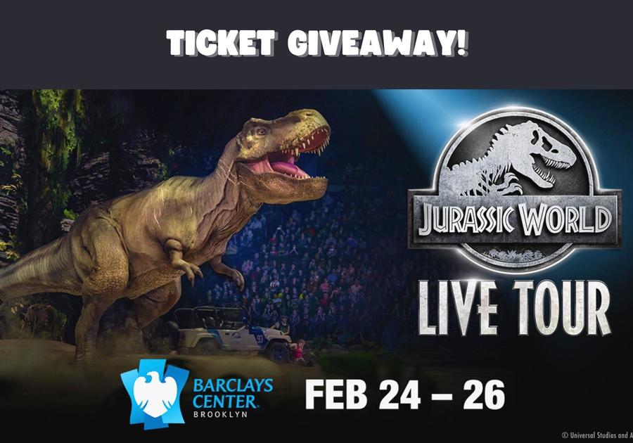 Jurassic World Live Tour at Barclays Center Ticket Giveaway