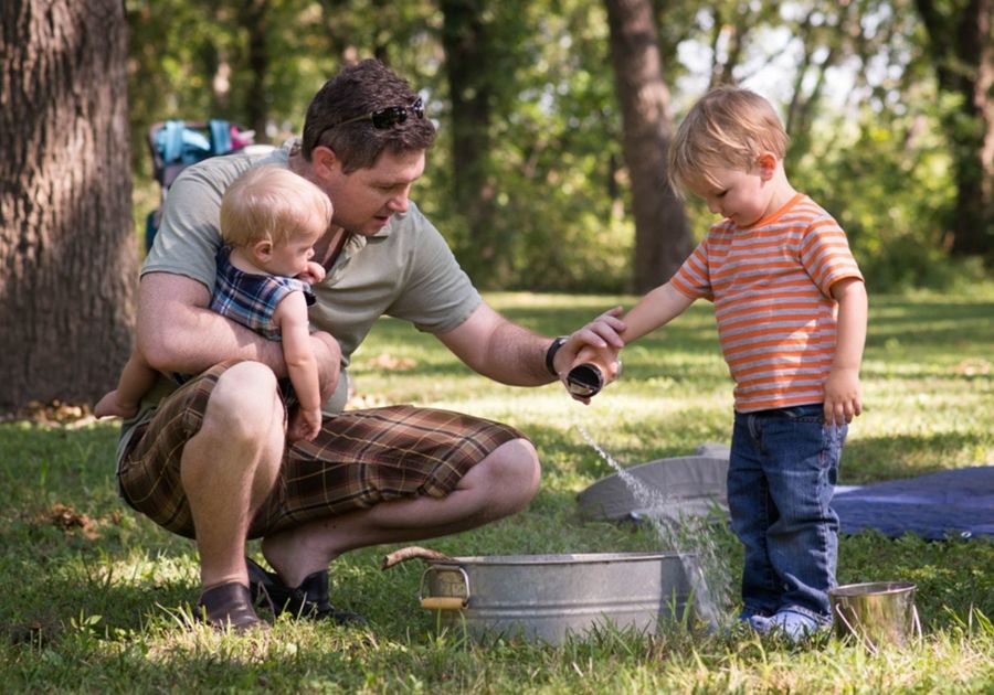 Outside time w dad 