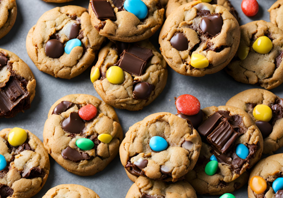 Leftover Candy Cookies