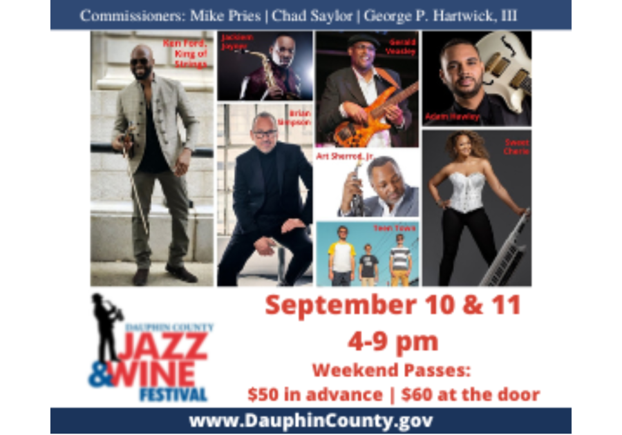 Tickets on Sale Now for Dauphin County Jazz and Wine Festival