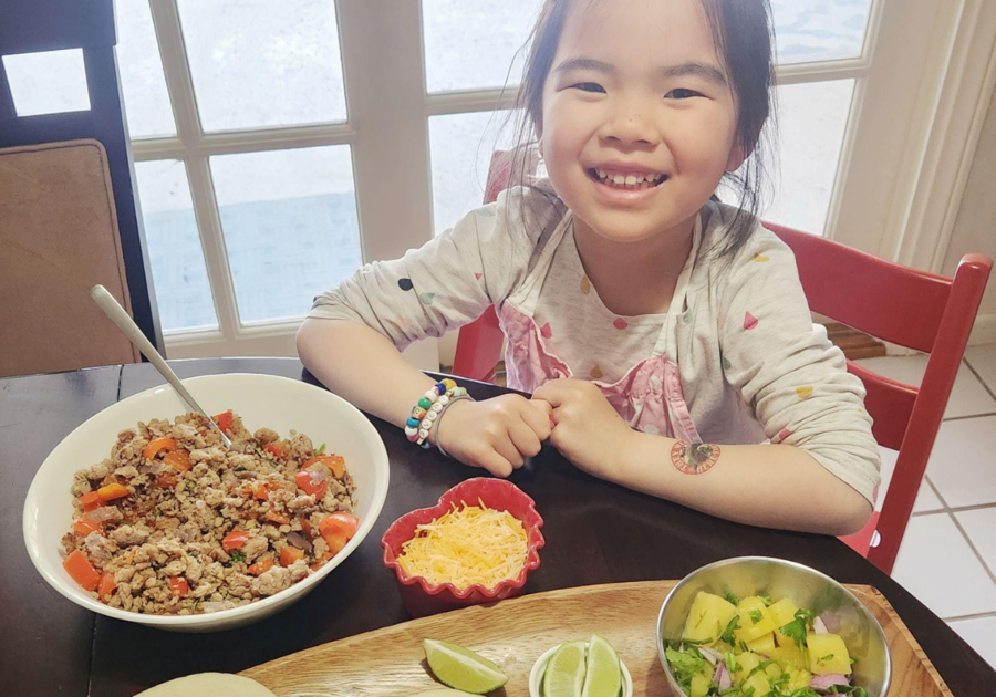 Daughter of Essy Chen, California Macaroni KID publisher, tries Home Chef