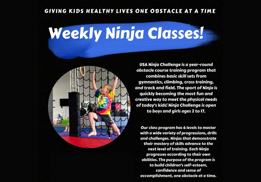 USA ninja challenge is a year-round obstacle course training program that combines basic skill sets from gymnastics, climbing, cross training, and track and field. The sport of Ninja is fun creative