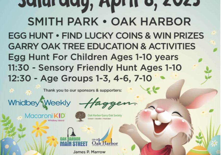 Easter egg hunt Oak Harbor Washington, Smith Park. Egg Hunt, Lucky Coins, Prizes. Sensory Friendly!