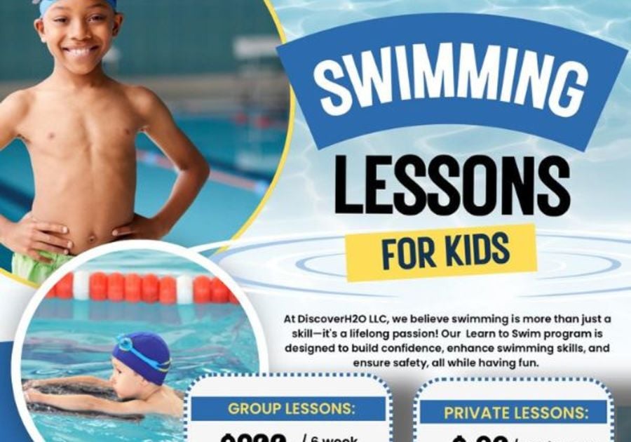 Swimming lessons ad