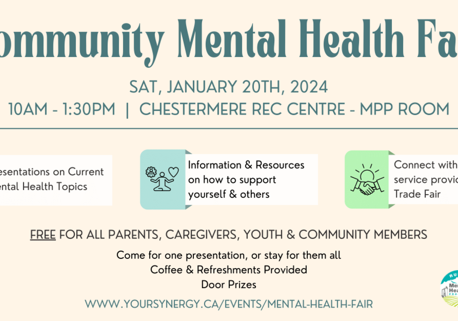 Community Mental Health Fair in Chestermere