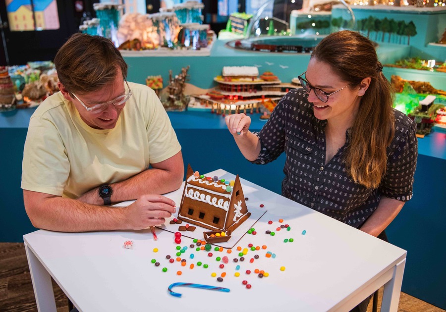 The Gingerbread City NYC 2023 at The Seaport