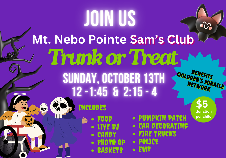 Trunk or Treat at Sam's Club Mt Nebo Pointe