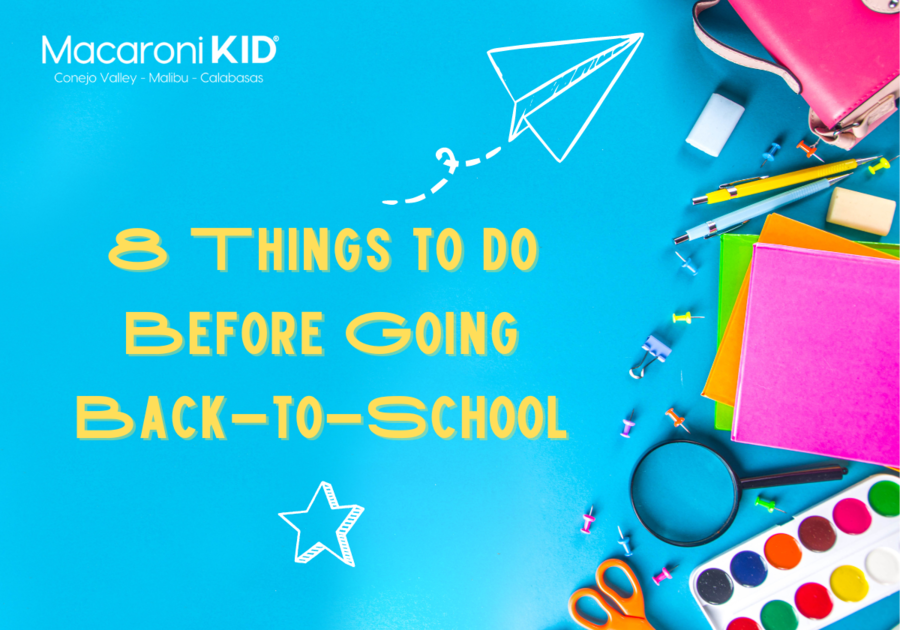 8 things to do before going back to school