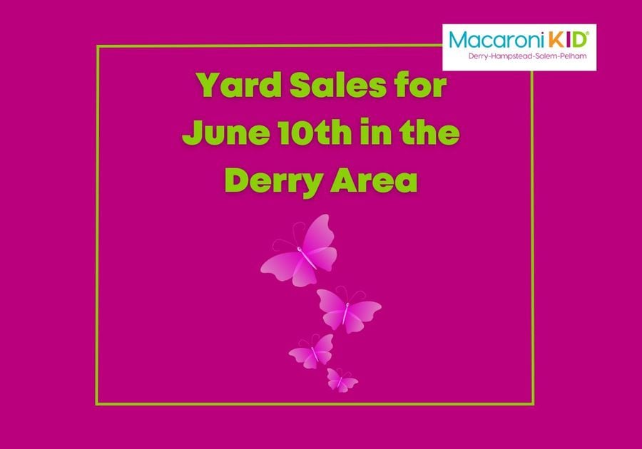 Yard Sales in Derry June 10th