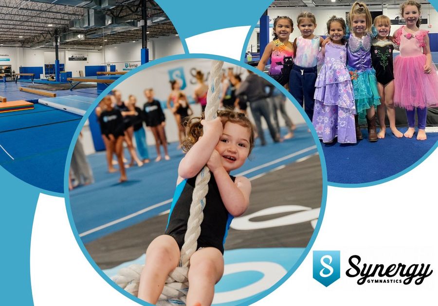Join us for weekly Toddler Time and Mini G's classes at Synergy Gymnastics